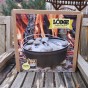 Dvojitý litinový hrnec Lodge Camp Dutch Oven s poklicí  3,8 l