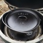 Dvojitý litinový hrnec Lodge Camp Dutch Oven s poklicí  3,8 l