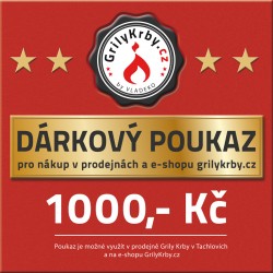 Dárkový poukaz na 1 000 Kč