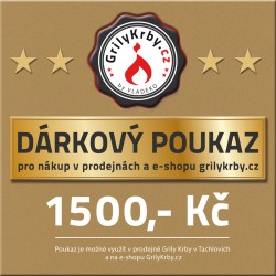 Dárkový poukaz na 1 500 Kč