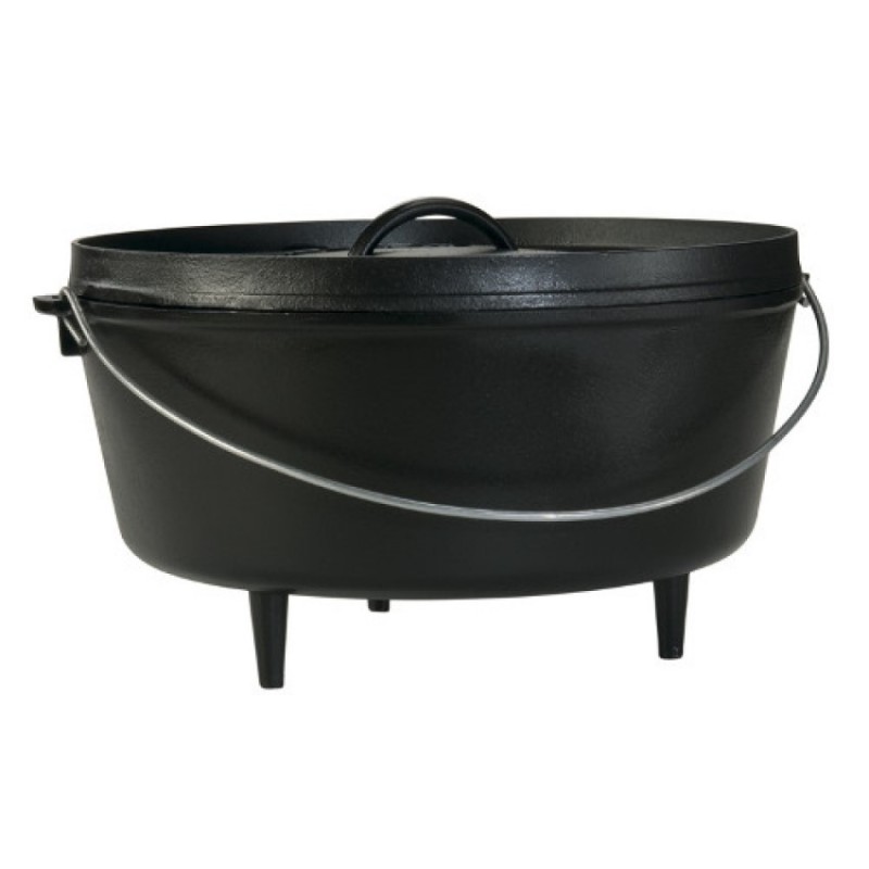 Levně Dvojitý litinový hrnec Lodge Camp Dutch Oven s poklicí 9,4 l