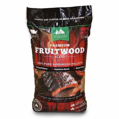 Dřevěné pelety Premium Fruitwood 12,7 kg GMG