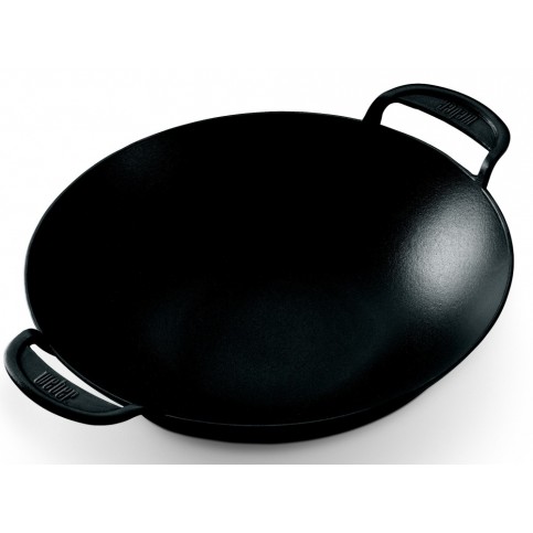Litinová wok pánev