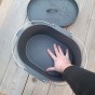 Litinový oválný hrnec Dutch oven Valhal Outdoor 9l