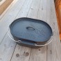 Litinový oválný hrnec Dutch oven Valhal Outdoor 9l