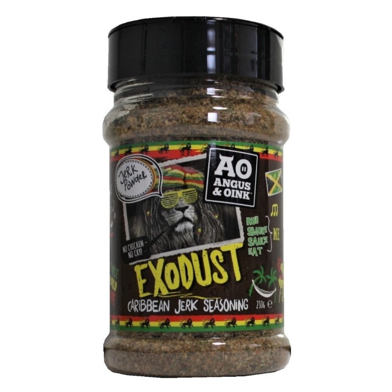 Levně BBQ koření Exodust Caribbean Jerk 230g Angus&Oink