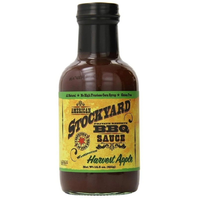 BBQ grilovací omáčka Harvest Apple BBQ sauce 350ml American Stockyard