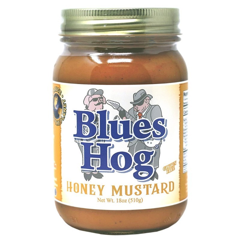 BBQ grilovací omáčka Honey Mustard Sauce 510g Blues Hog
