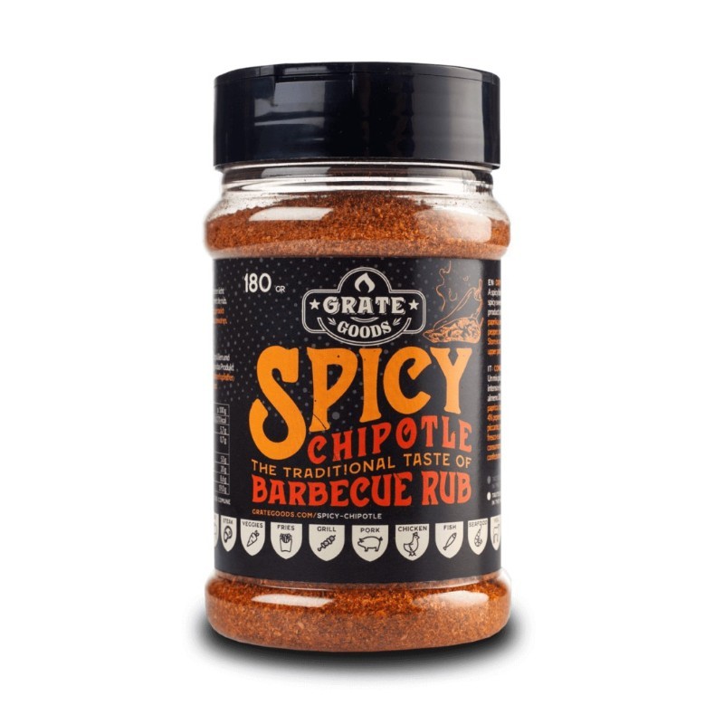 BBQ koření Spicy Chipotle BBQ 180g Grate Goods
