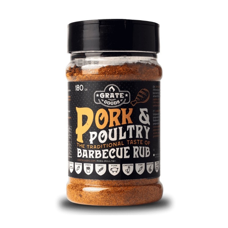 BBQ koření Pork & Poultry Barbecue 180g Grate Goods