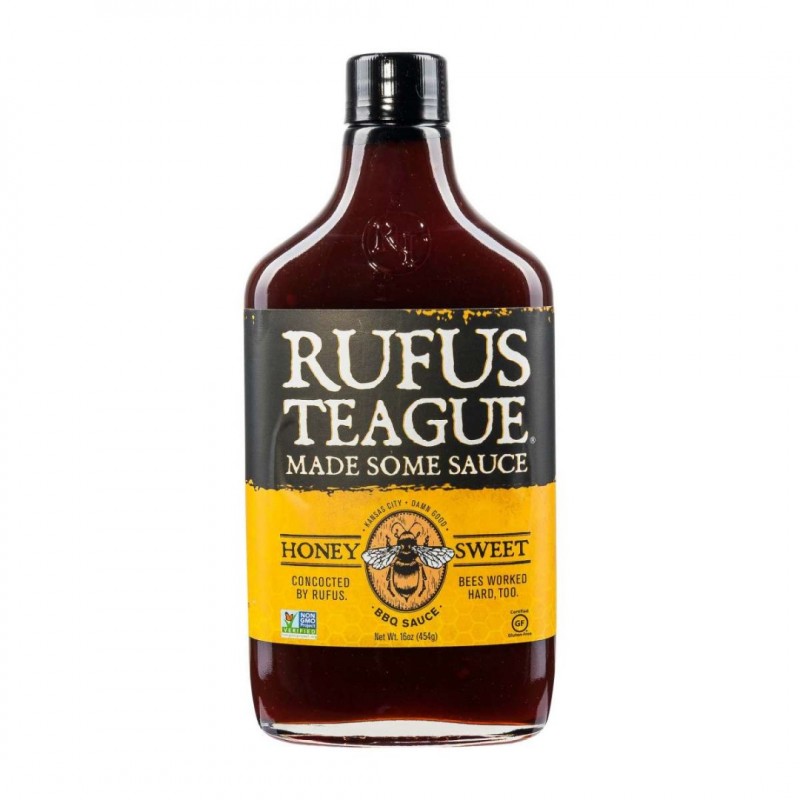 BBQ grilovací omáčka Honey Sweet BBQ sauce 454g Rufus Teague