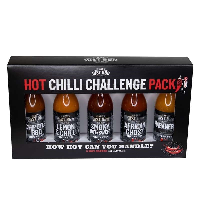 BBQ omáčky Hot chilli challenge 5 x 52ml Not Just BBQ