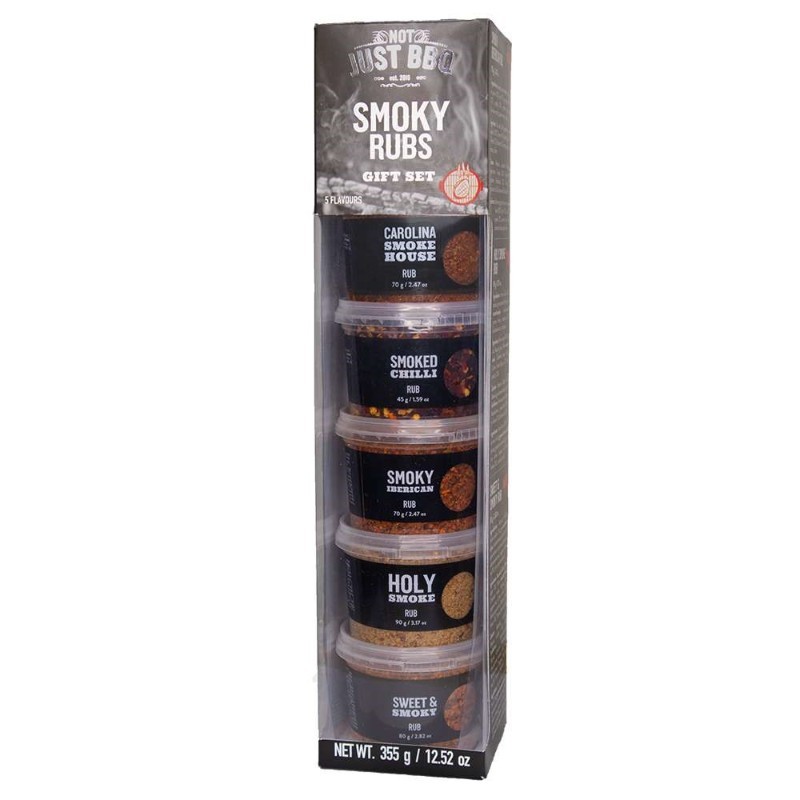 BBQ koření Smoky Rubs Giftset 355g Not Just BBQ