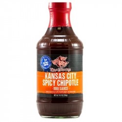 BBQ grilovací omáčka Kansas City Spicy Chipotle 558g