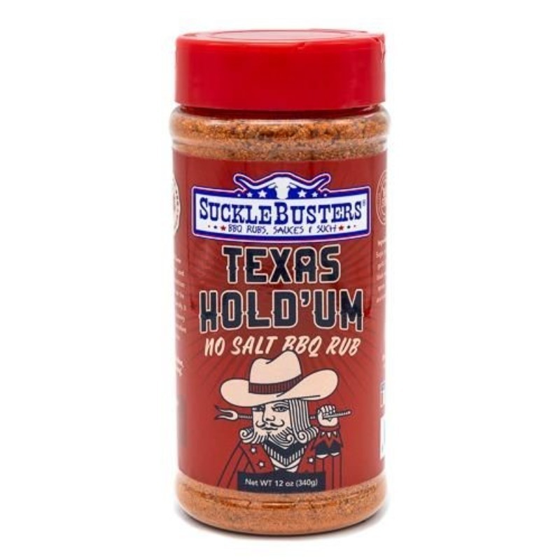 BBQ koření Texas Hold ´Um No Salt 340g Suckle Busters