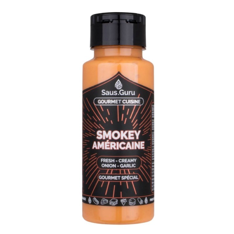 BBQ grilovací omáčka Smokey Américaine 245ml Saus.Guru