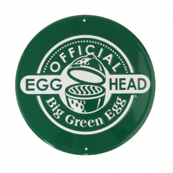 Smaltovaná cedule Big Green Egg - zelená