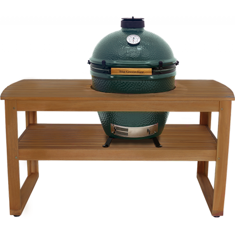 Levně Stůl z eukalyptového dřeva pro gril Big Green Egg Large