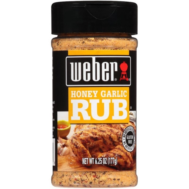 Levně Koření Weber Honey Garlic Rub 177 g