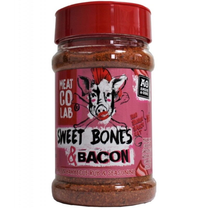 Levně BBQ koření Rub Me Sweet Bones & Bacon Rub 220g Angus&Oink