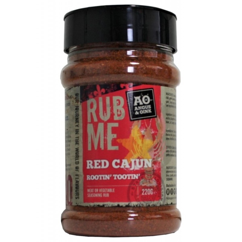 Levně BBQ koření Rub Me Red Cajun 220g Angus&Oink