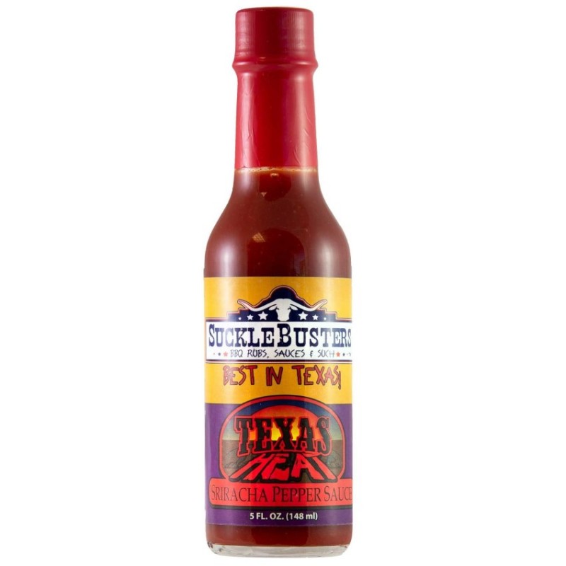 BBQ grilovací omáčka Texas Heat Sriracha Pepper 148ml Suckle Busters