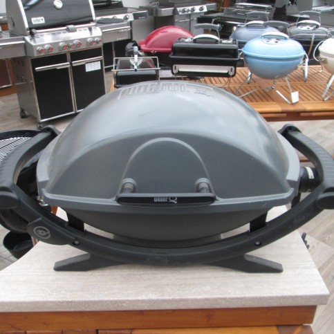 Elektrický gril Weber Q 240, tmavě šedý II. jakost