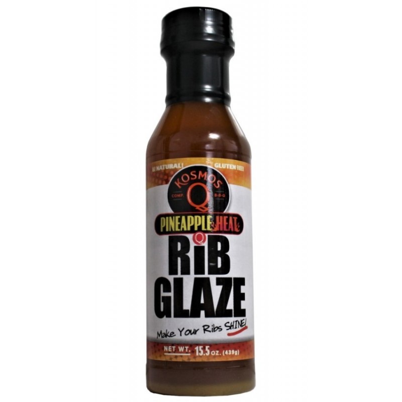 BBQ grilovací omáčka Pineapple Heat Rib glaze 439g Kosmo´s Q