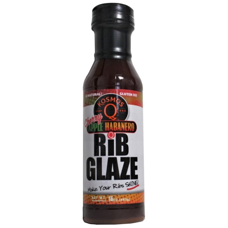 BBQ grilovací omáčka Cherry Apple Habanero Rib glaze 439g Kosmo´s Q