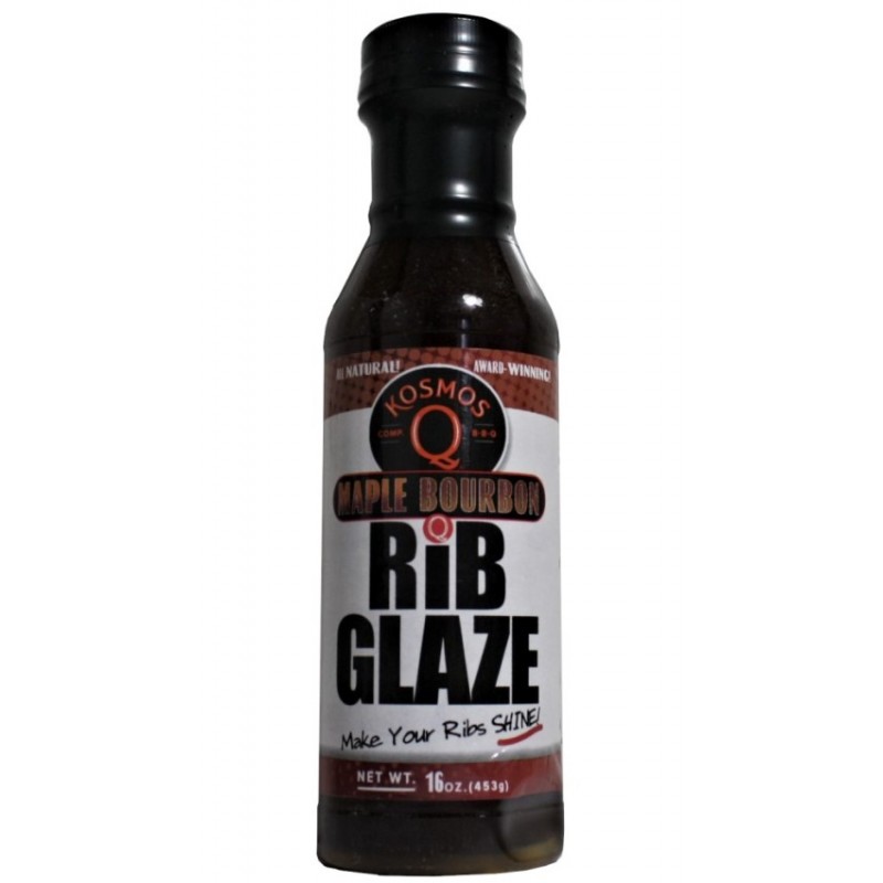 BBQ grilovací omáčka Maple Bourbon Rib glaze 453g Kosmo´s Q