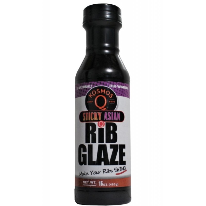 BBQ grilovací omáčka Sticky Asian Rib glaze 453g Kosmo´s Q