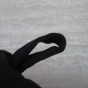 Grilovací rukavice s červeným kotlovým grilem, černá