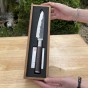 Japonský nůž Santoku FORGED Sebra 14cm