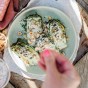 Mořská vločková sůl česneková 125g Falksalt