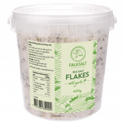Mořská vločková sůl česneková 125g Falksalt