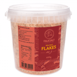 Mořská vločková sůl chilli 600g Falksalt