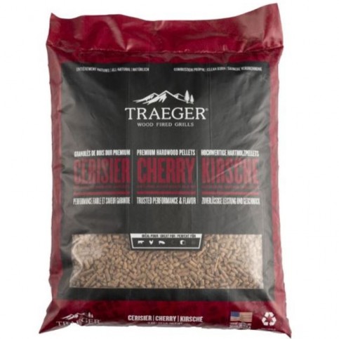 Dřevěné pelety Traeger Cherry 9kg