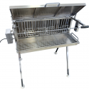 Nerezový gril na kuře s otočným rožněm UG Grill