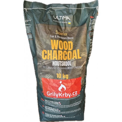 Bezkouřové dřevěné uhlí Superior 10kg
