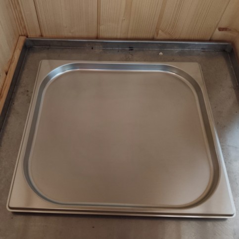 Nerezová odkapová miska nad spirálu 2kW