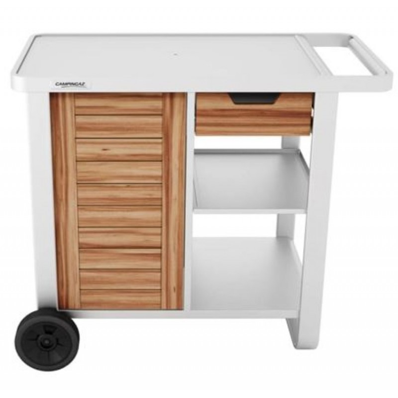 Campingaz stolek Woody Plancha Deluxe Trolley
