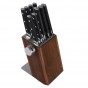 10-dílná sada kuchyňských nožů se stojanem iPureHome - tmavá