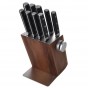 10-dílná sada kuchyňských nožů se stojanem iPureHome - tmavá