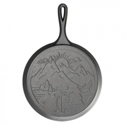 Litinová pánev na palačinky Lodge  Wanderlust 26 cm