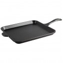 Čtvercová litinová pánev Lodge 28 cm - nízká