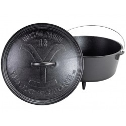 Litinový outdoorový hrnec Lodge Yellowstone 7,6 l s poklicí