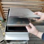 Dvouplášťové nerezové topeniště udírny Master Smoker