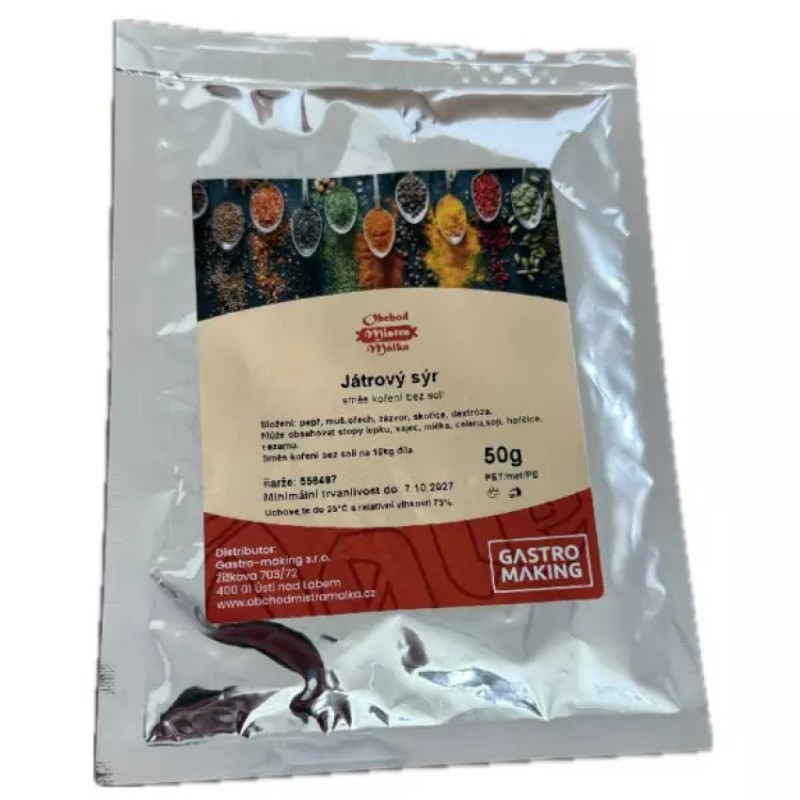 Játrový sýr kořenící směs 50g Mistr Málek