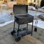 BIG BBQ špízový gril na dřevo Kalme 60 cm