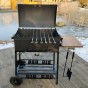 BIG BBQ špízový gril na dřevo Kalme 60 cm